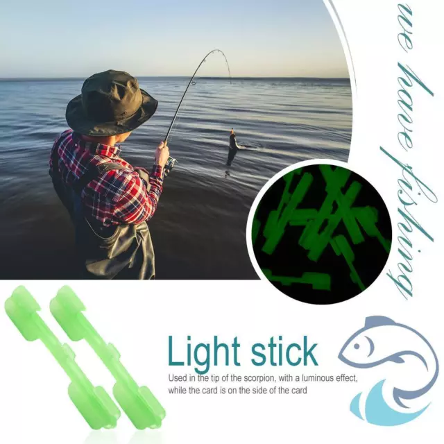 10pcs Fishing Fluorescent Lightstick Light Fishing Night Float Dark Glow Sticks