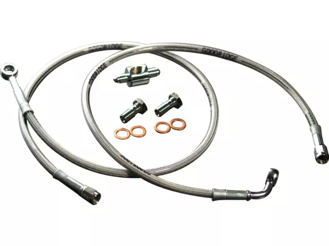 Goodridge Econoline Steel Clear Coated 41.75" Brake Line Kit For 84-85 Sportster