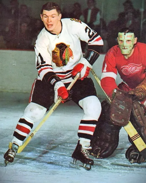 Chicago Blackhawks Vintage 1960's Knit Hockey Jersey - Eaton's TruLine #9.
