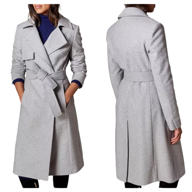 Karen Millen Coat || Grey || RRP £350 || SALE OUTLET