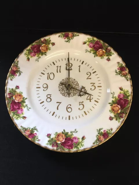 Royal Albert Old Country Roses Wall Clock