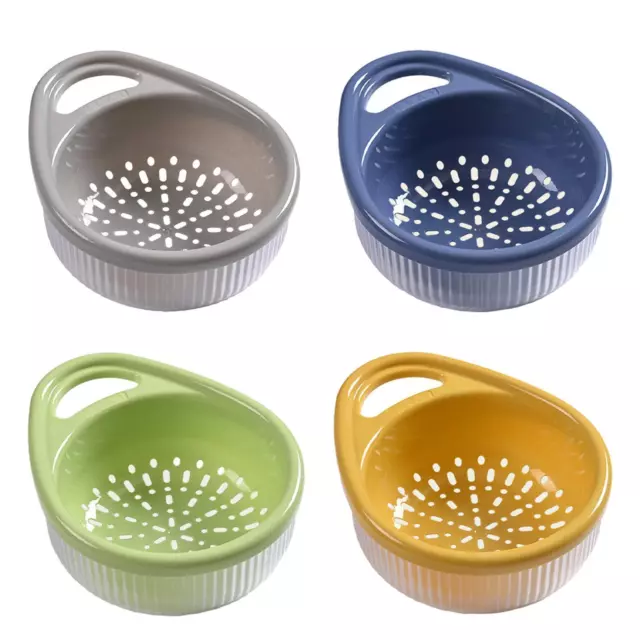 Kitchen Colander Bowl Vegetable Washing Strainer Drainer Container Veggies