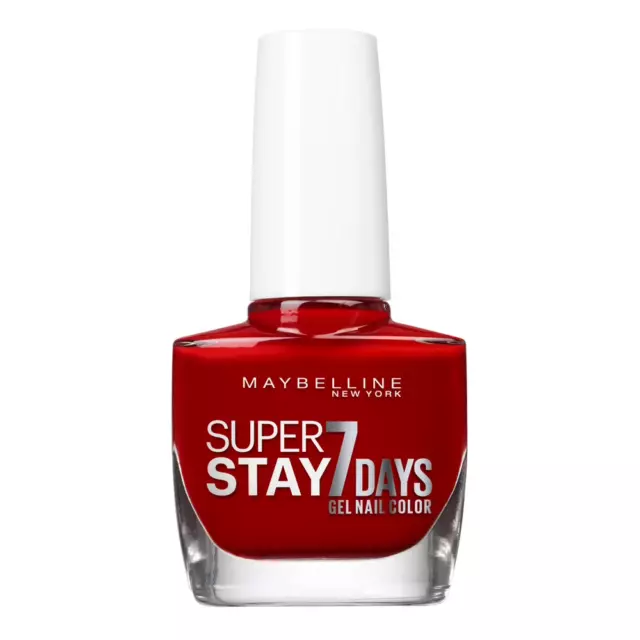 Gemey Maybelline Ongles Vernis Gel Superstay 7 Days 06 Rouge Profond 10Ml