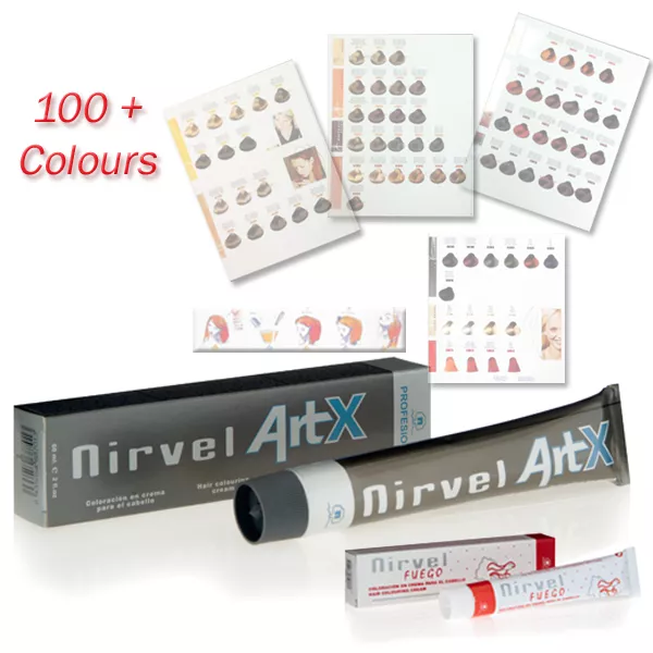 Crème Teinte Coloration Cheveux Nirvel ArtX Couleur Marron Cuivre