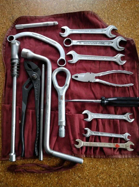 MERCEDES BENZ TOOL kit w123 w126 w107 sl w113 pagoda w114 w124 w201 ...