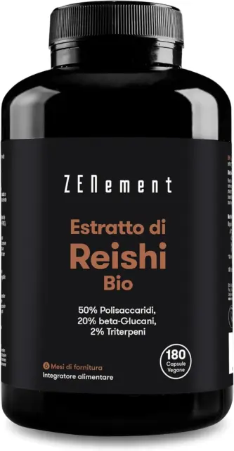 Reishi Bio, Con 50% Polisaccaridi + 20% Beta Glucani + 2% Triterpeni | Ganoderma