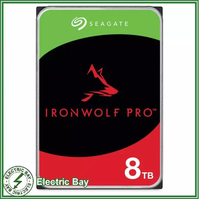 Seagate IronWolf Pro 8TB NAS Hard Drive 7200 RPM 3.5 