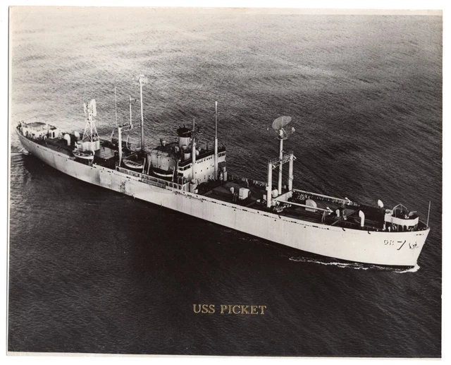 1956-1965 RADAR PICKET Ship YAGR-7 AGR-7 USS Picket 8x10 Original Photo ...