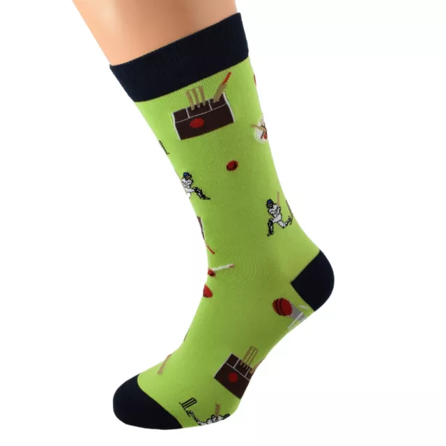 Cricket Design Woven Mens Socks X6HL048