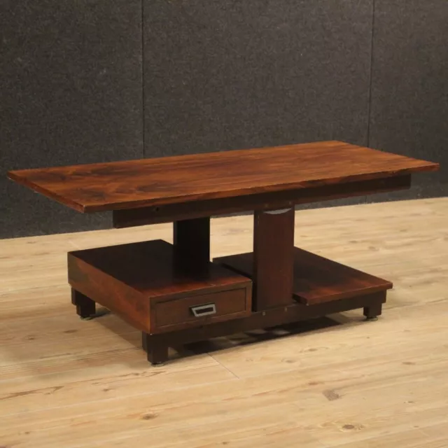Mesa de centro diseno mueble masilla salon moderno 900 siglo XX madera vintage