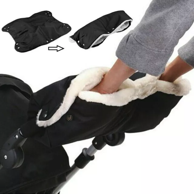 Winter Pram Warmer Gloves Pushchair Hand Muff Waterproof Stroller Accessories UK