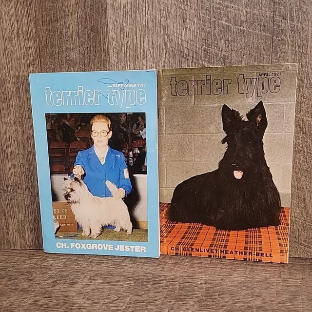 Terrier Type Magazine Book September 1977 April 1977