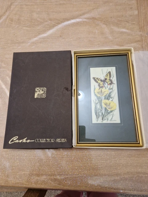 Sammlerserie Schwalbenschwanz Gewebtes Bild Von J & J Cash Ltd. Neu & Verpackt