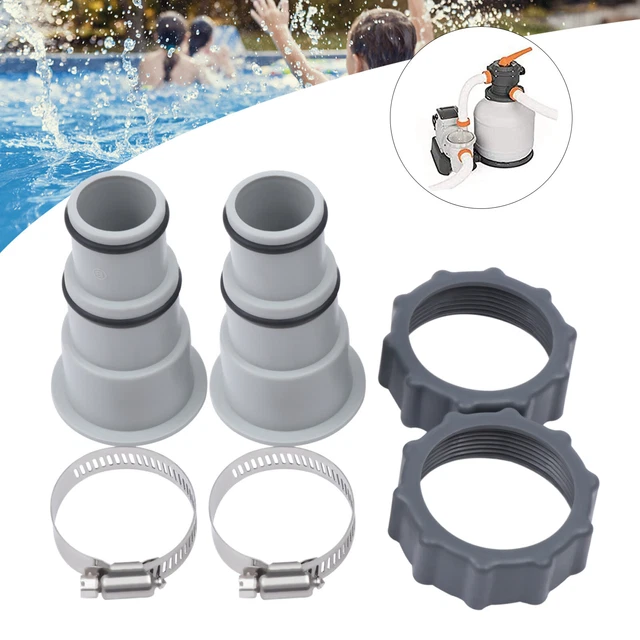 INTEX HOSE ADAPTER Pool Filter Pump Parts Conversion Fitting Kit 2x