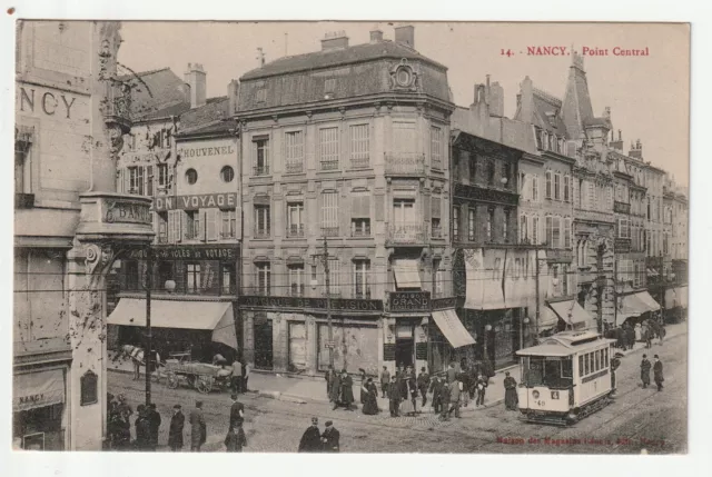 NANCY - Meurthe & Moselle - CPA 54 - Maison GRAND opticien au Point central TRAM