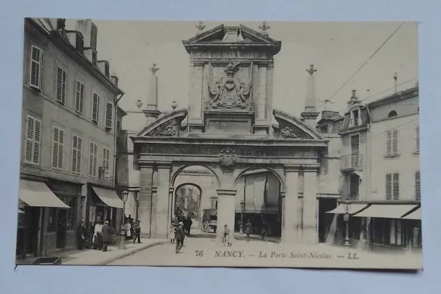Carte postale ancienne NANCY - La Porte Saint - Stanislas LL - verso vierge