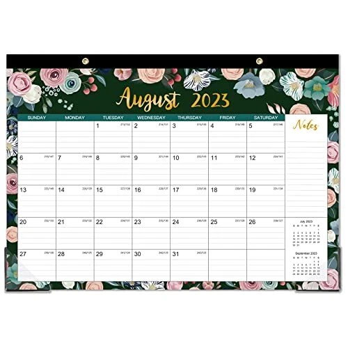Desk calendar 2023 2024 jul 2023 dec 2024 18 monthly desk wall calendar eur 13 39