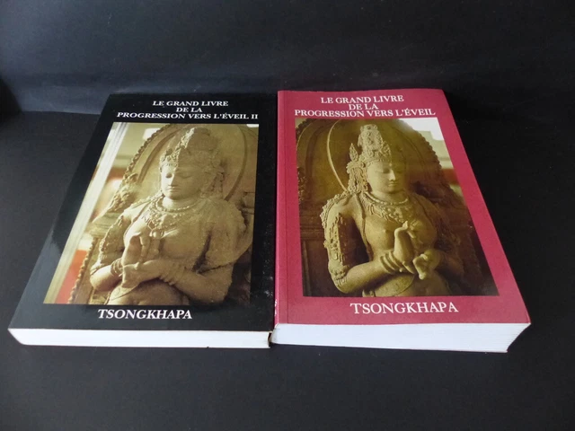 GRAND LIVRE DE la progression vers l'évei, TsongKhapa, deux tomes EUR ...