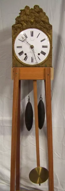 Antique circa 1850 French Comtoise/Morbier Wall Clock Complete & Running Antique circa 1850 French Comtoise/Morbier Wall Clock Complete & Running