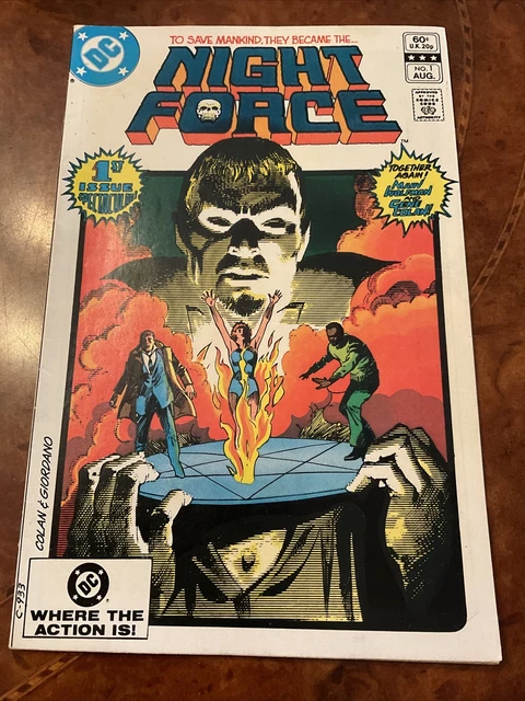 DC Night Force #1 bronze age comic book 1982 Marv Wolfman  story Gene Colan art