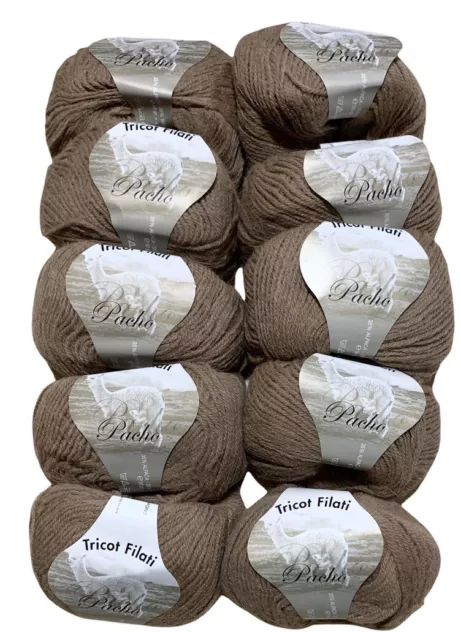 Stock 10 gomitoli lana alpaca PACHO confezione da gr.500 in offerta speciale