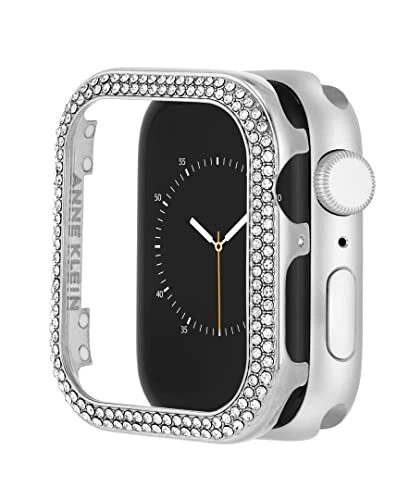 Anne Klein Premium Crystal Bumper with Apple Watch Seamless Fit Easy Installa...