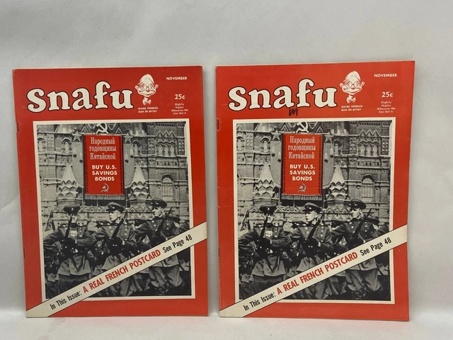 LOT! Snafu Humor Magazine | 1955-1956 | Stan Lee | All 3 Issues | Complete 4