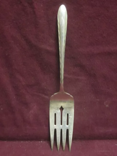 Sterling Towle  SILVER FLUTES COLD MEAT FORK 8 3/8" 65g  No Mono