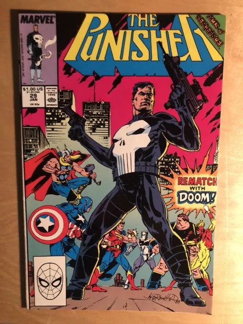 Punisher #29 (1987 Series) Direct Vol. 1 Marvel Comic Book Jan 1990