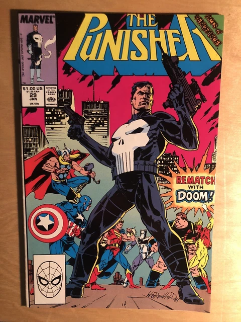 Punisher #29 (1987 Series) Direct Vol. 1 Marvel Comic Book Jan 1990