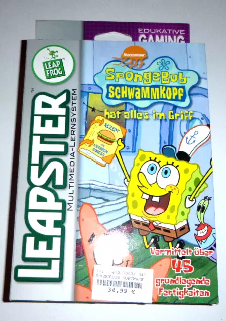 Leapfrog Leapster Sponge Bob Schwammkopf, Neu