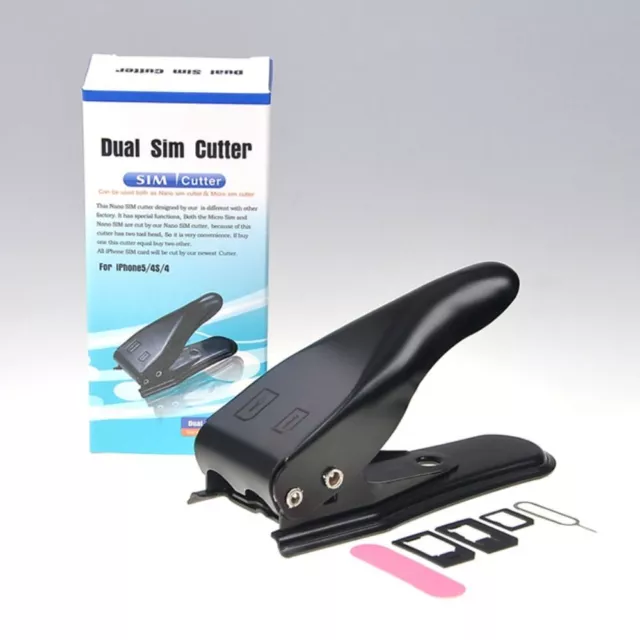 2 In 1 Dual SIM Cutter Multi-Function Micro Card Cutter  Home