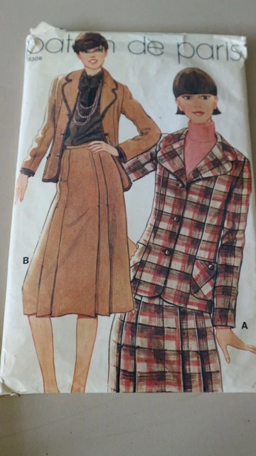 Patron De Couture Vintage Modes De Paris - Robe Taille 38/40/42 (Occasion, Bon état)