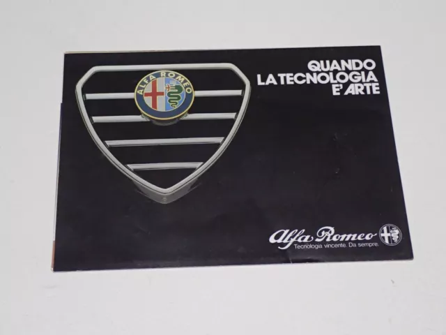 Depliant Brochure Prospekt Alfa Romeo Alfetta Giuliettaspider Sprint Veloce (S3)