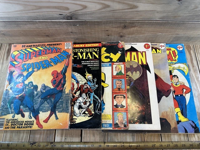 Limited Collectors Editions Superman Spider-man Dick Tracy Batman Shazam