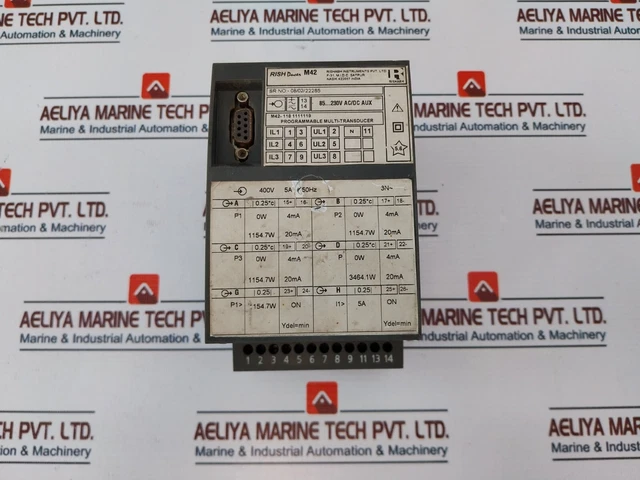 RISHABH RISH DUCER M42 Programmable Multi-transducer 400v 5a 50hz £189. ...