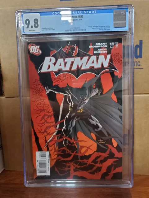 DC Comics Batman #655 CGC 9.8 White Pgs 1st App Damian Wayne 2006 NM