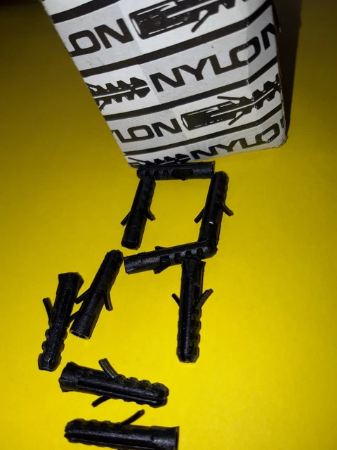 Nylon-Dübel 5 mm 10 Stück Flossendübel 25mm Lang tra41