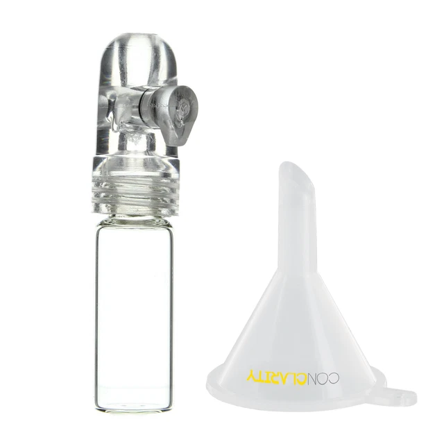 Premium 1.5g Clear Twist e-Snuff Spice and Sweetener Portable Storage Bullet
