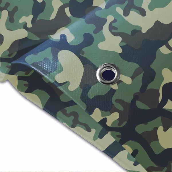 Bâche de Protection Camouflage Gewebeplane 100 G/M² Bache Bateau pour Sol 3