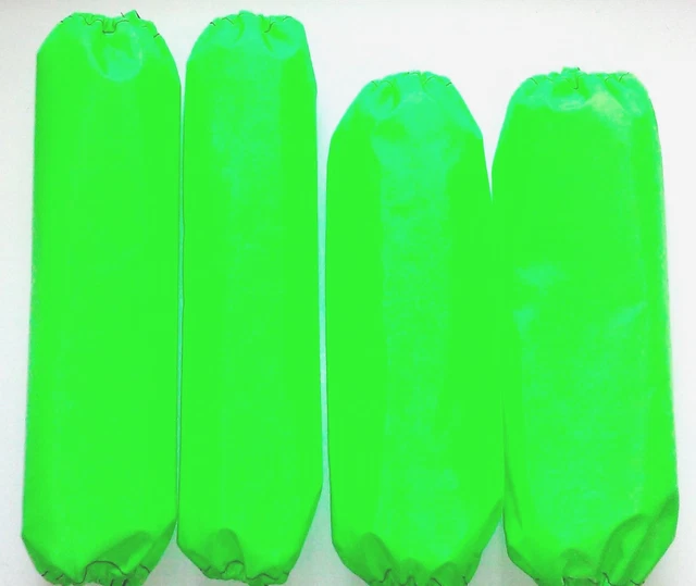 Shock Covers Dirt Late Model Neon Green Set 4