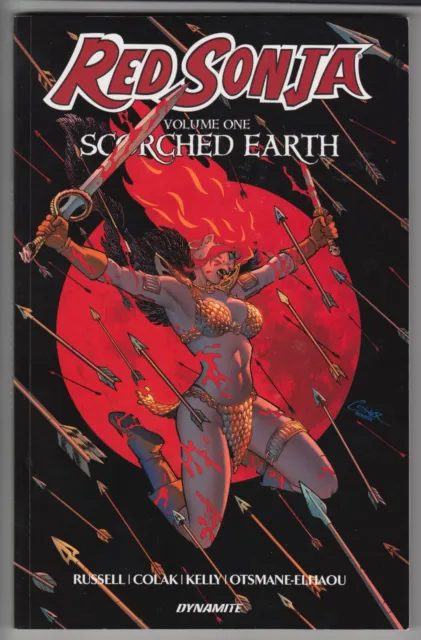 Red Sonja Volume 1 Scorched Earth Trade Paperback Dynamite 2019 Mark Russell