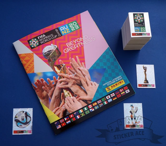 PANINI FIFA WOMEN'S World Cup 2023 complete loose stickers set + empty