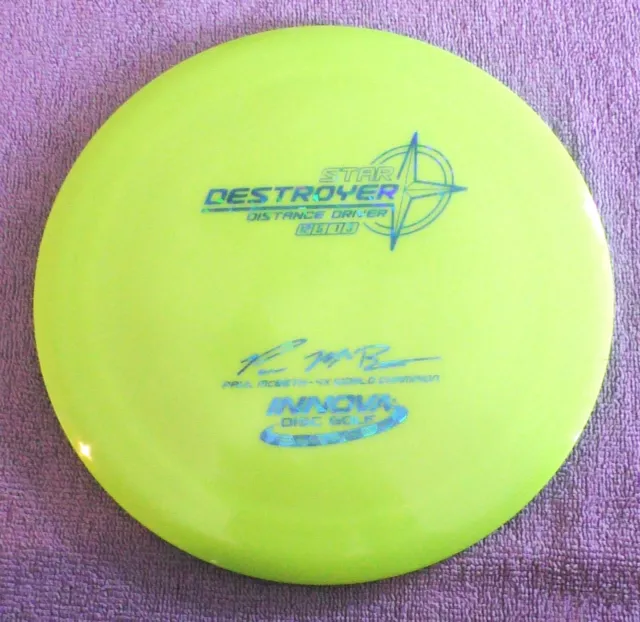 New Unthrown  4X Paul Mcbeth Innova Star Destroyer. Full Weight.