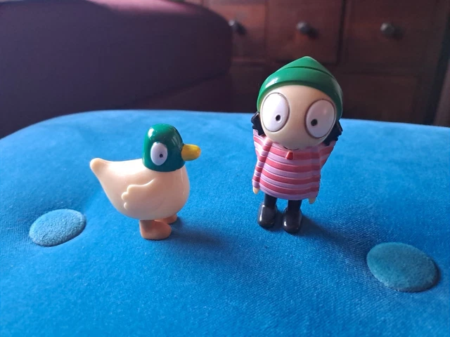 RARE CBEEBIES SARAH And Duck Plastic Hollow Figures - Ideal Cake ...