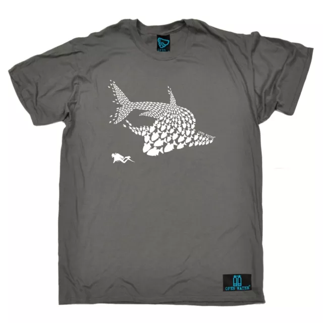 Scuba Diving T-Shirt Funny Novelty Mens tee TShirt - Shark Diver New