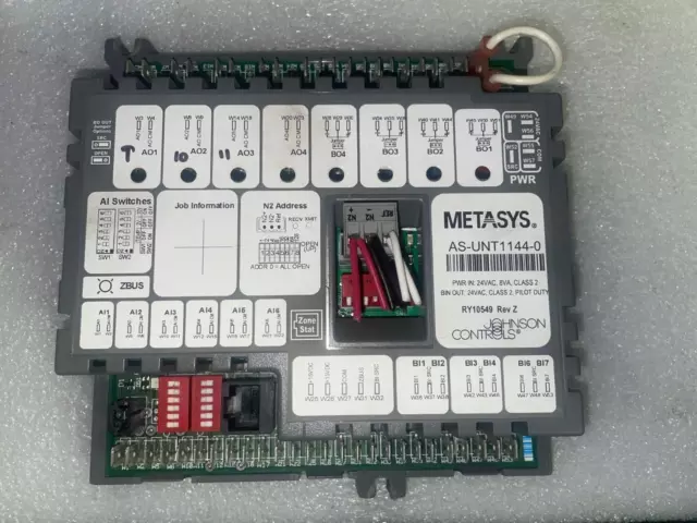 Johnson Controls Metasys AS-UNT1144-0 Unitary Controller