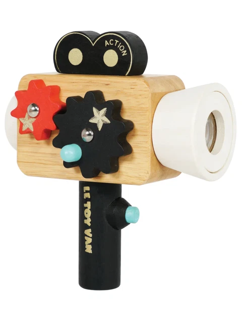 Hollywood Movie Camera Wooden Toy