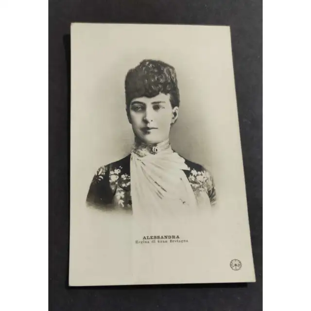 Cartolina Alessandra Regina di Gran Bretagna