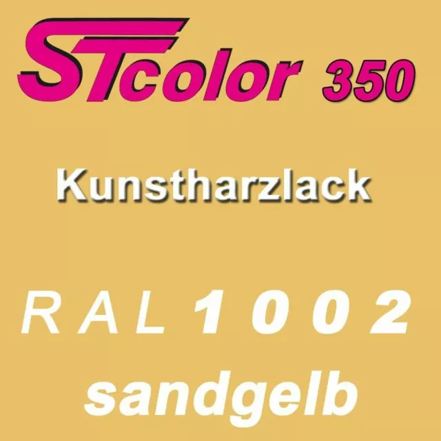 4,5 kg STC 1K Kunstharzlack RAL 1002 sandgelb glänzend seidenglänzend seidenmatt